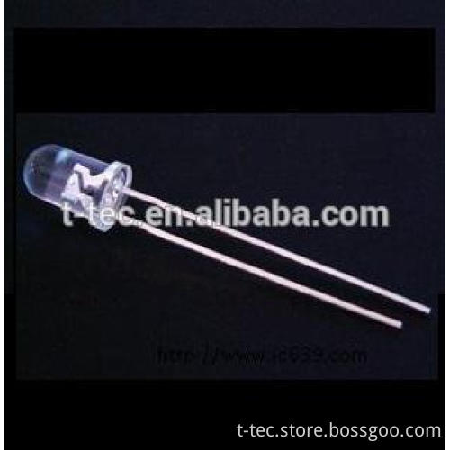 5mm super brightness Yellow color Round Dip LED